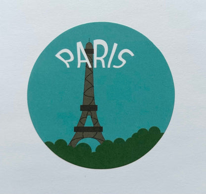 Paris scarpbooking sticker