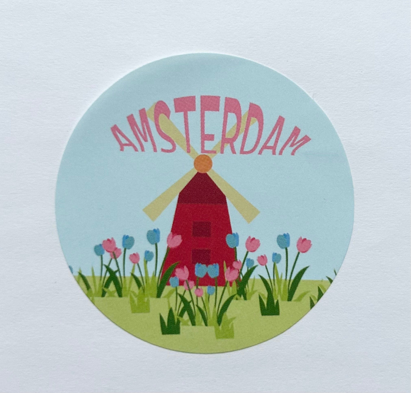 Amsterdam scrapbooking sticker