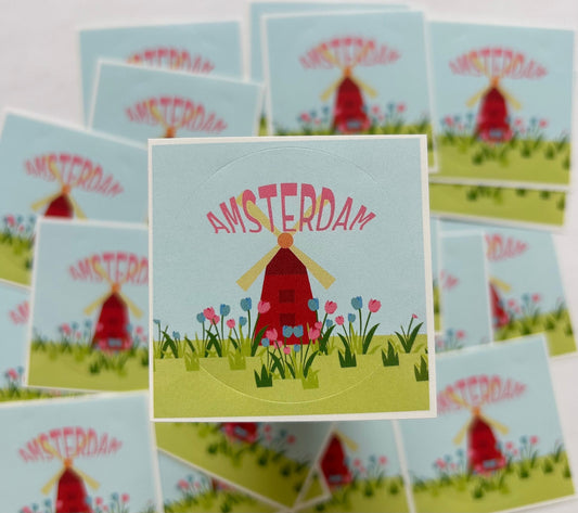 Amsterdam scrapbooking sticker