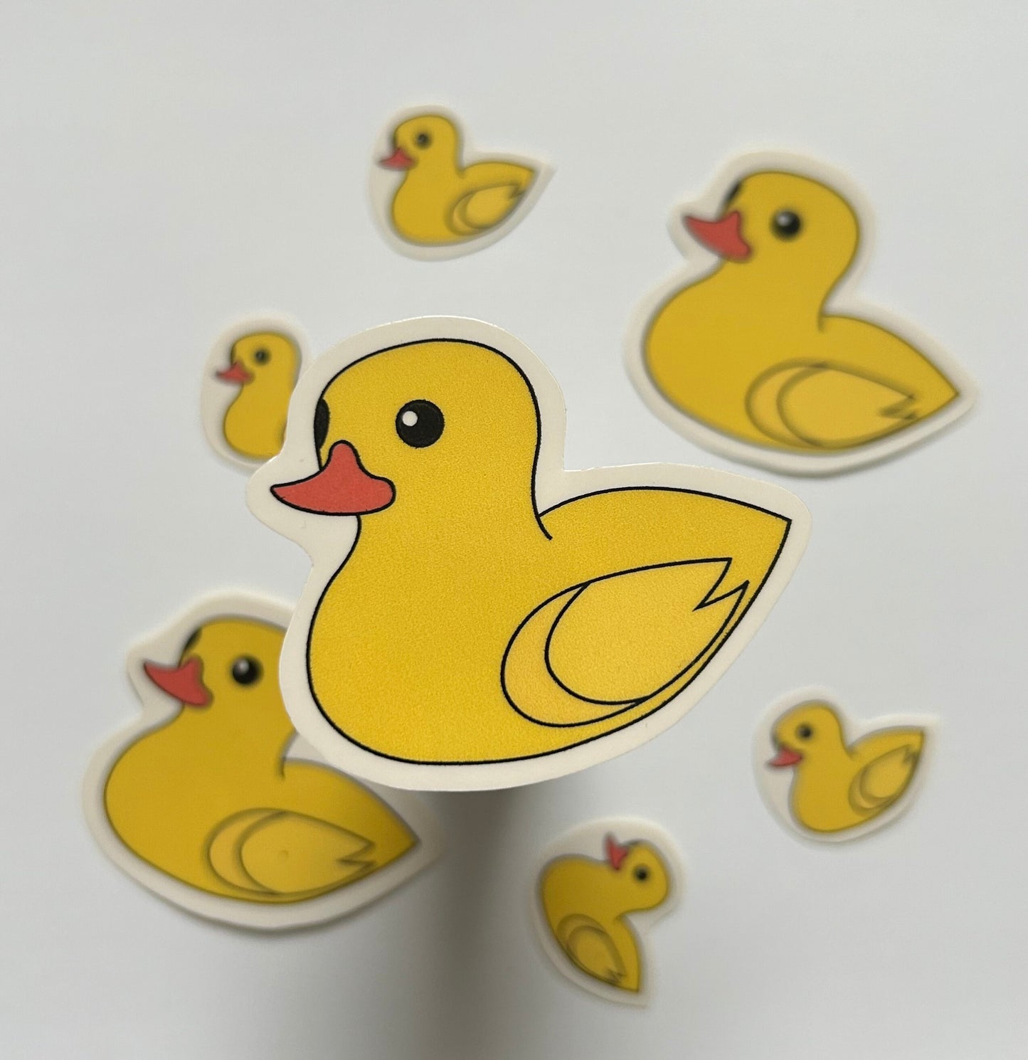 Rubber duck stickers