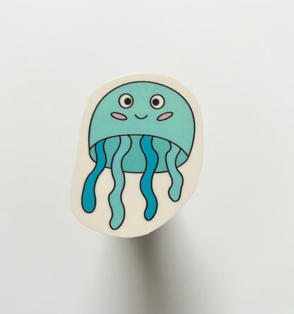 Set of sea creature stickers