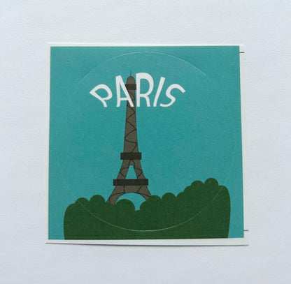 Paris scarpbooking sticker