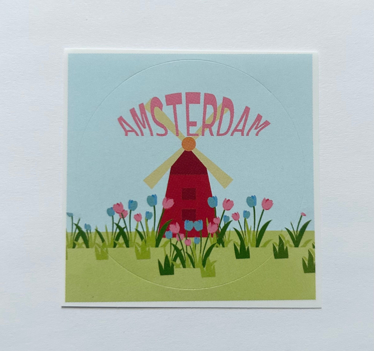 Amsterdam scrapbooking sticker