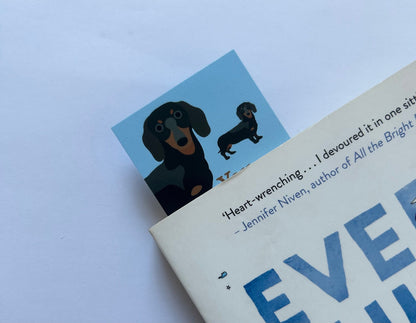 Dachshund dog bookmark