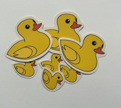 Rubber duck stickers