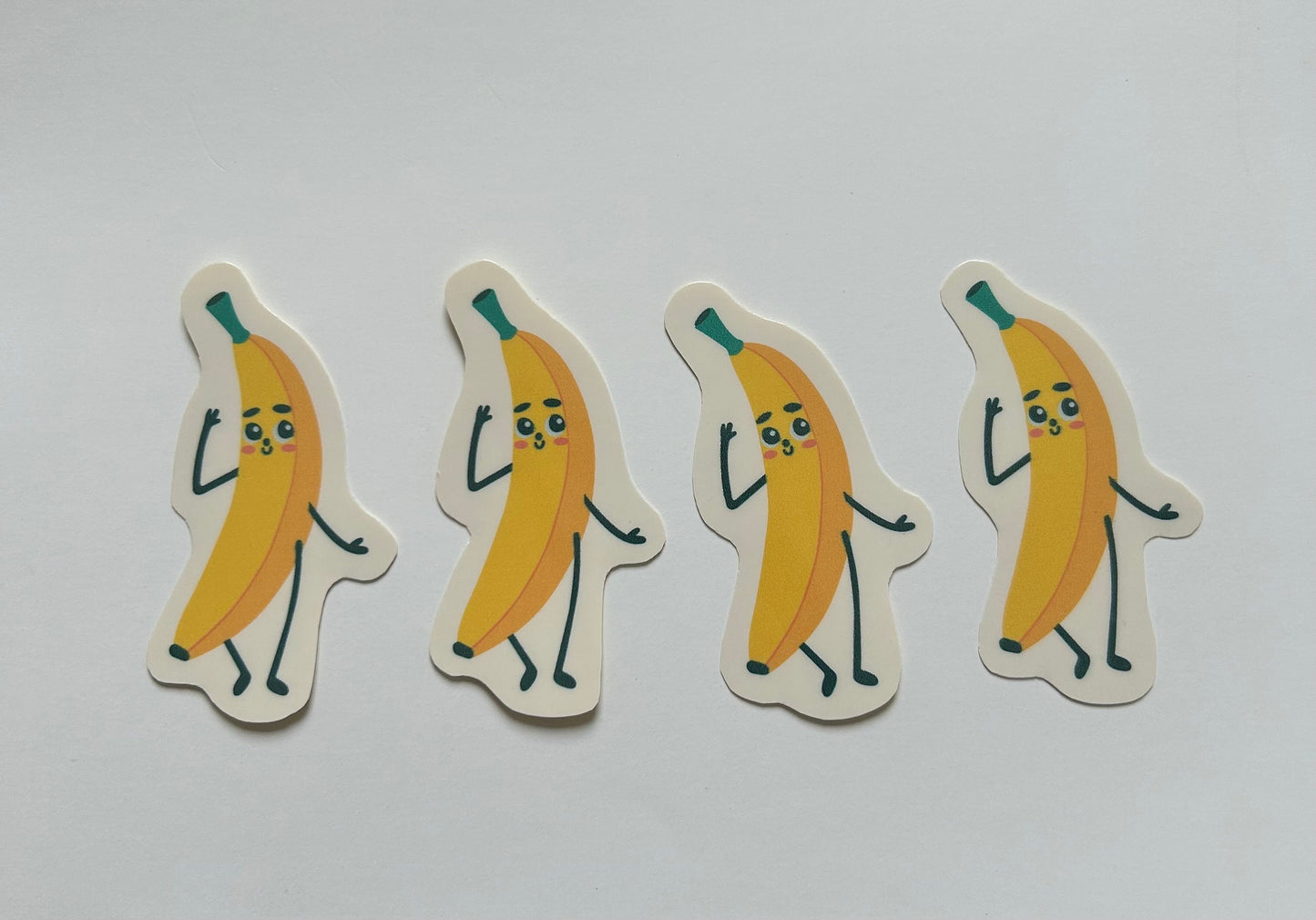 Cute banana sticker