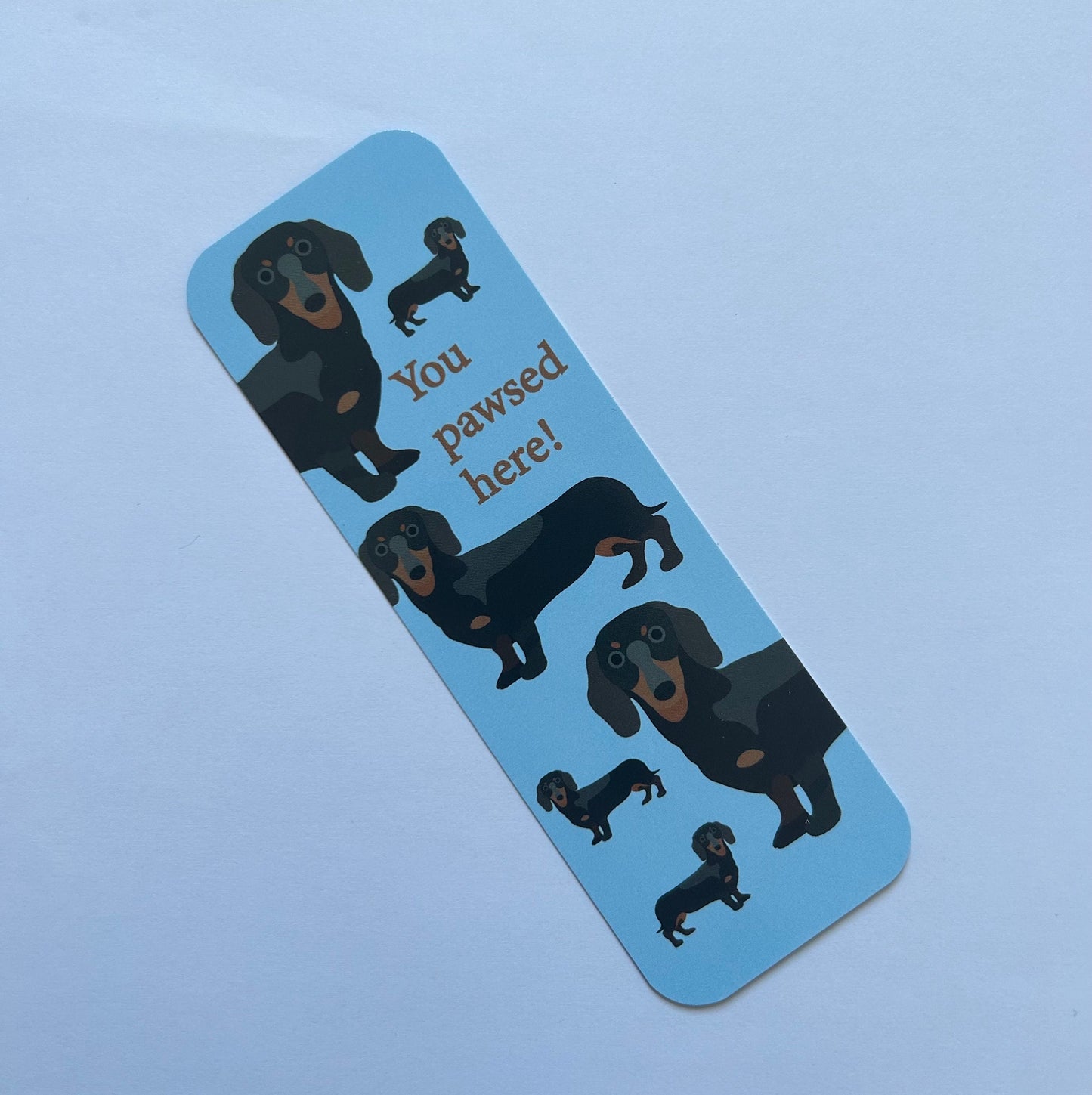 Dachshund dog bookmark